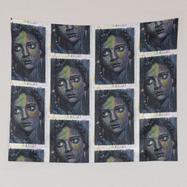 Item preview, Nina Mae McKinney - Hand Drawn Oil and Ink Portrait designed and sold by HRHildebrand.