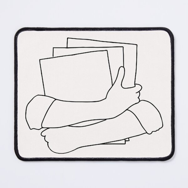 Item preview, Hands Holding Books Line Art - Hands Embracing Books Line art designed and sold by Mrs-PenLine.