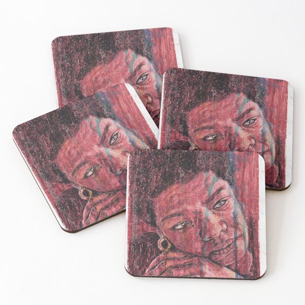 Item preview, Maya Angelou - Hand Drawn Oil and Ink Portrait designed and sold by HRHildebrand.