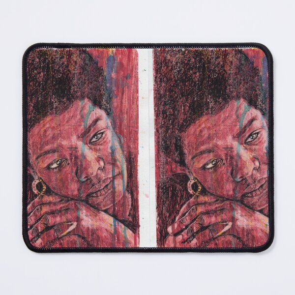Item preview, Maya Angelou - Hand Drawn Oil and Ink Portrait designed and sold by HRHildebrand.