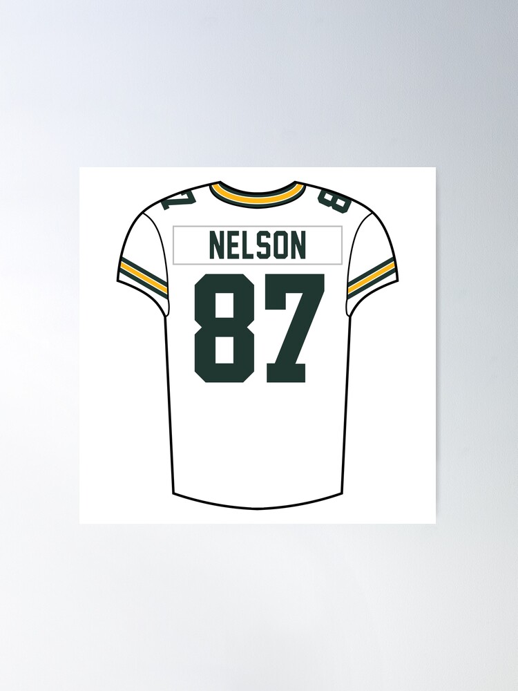 Aaron Jones Home Jersey Poster for Sale by designsheaven