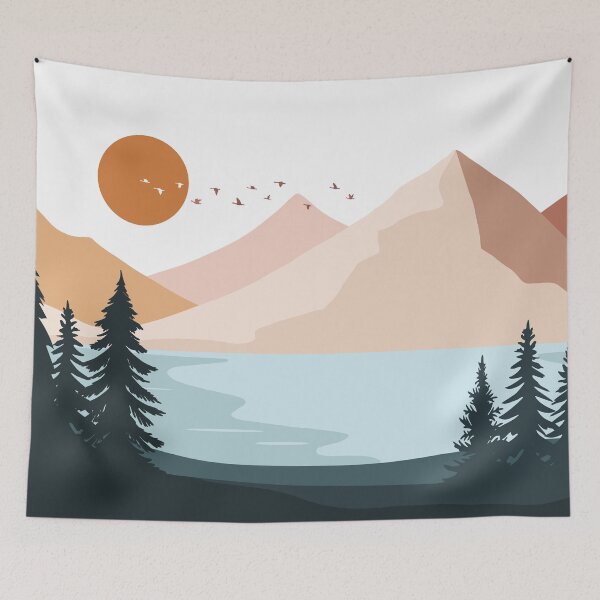 Item preview, Sun and Mountain designed and sold by rurudesign.