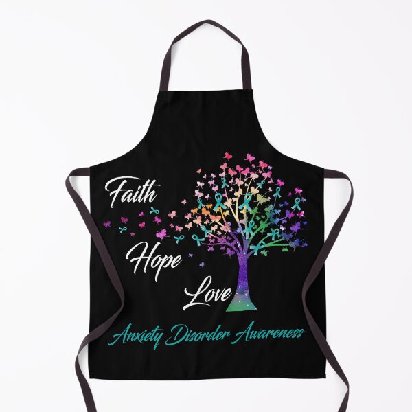 Item preview, Ribbon Tree Faith Hope Love Anxiety Disorder Awareness designed and sold by Tadmab.