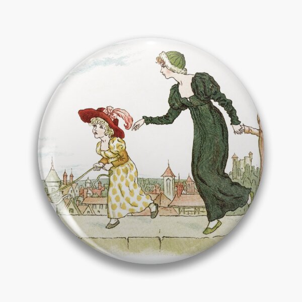 Item preview, Vintage Book Illustration from Marigold Garden by Kate Greenaway  designed and sold by Pinkmagenta.