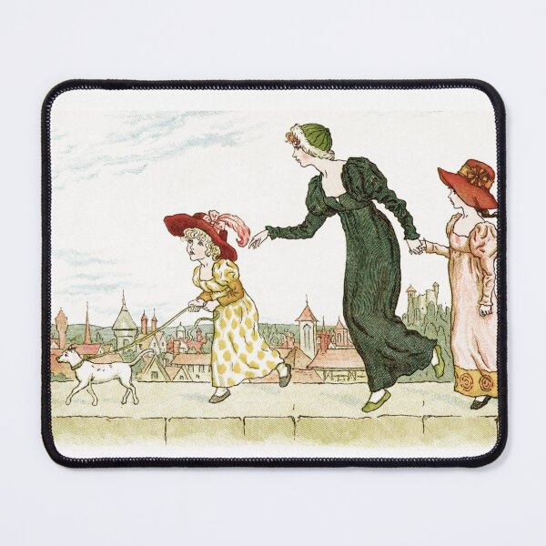 Item preview, Vintage Book Illustration from Marigold Garden by Kate Greenaway  designed and sold by Pinkmagenta.