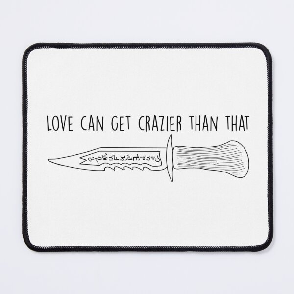 Item preview, Love Can Get Crazier Than That (Black) designed and sold by spottedhound.