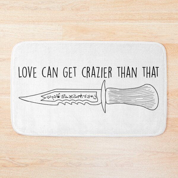 Item preview, Love Can Get Crazier Than That (Black) designed and sold by spottedhound.