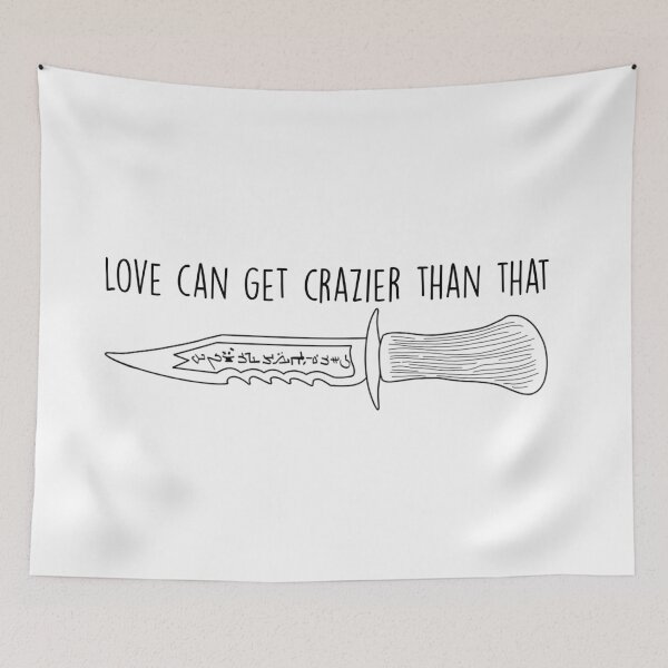 Item preview, Love Can Get Crazier Than That (Black) designed and sold by spottedhound.