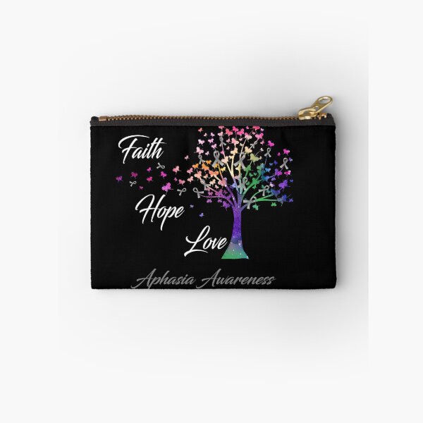 Item preview, Ribbon Tree Faith Hope Love Aphasia Awareness designed and sold by Tadmab.