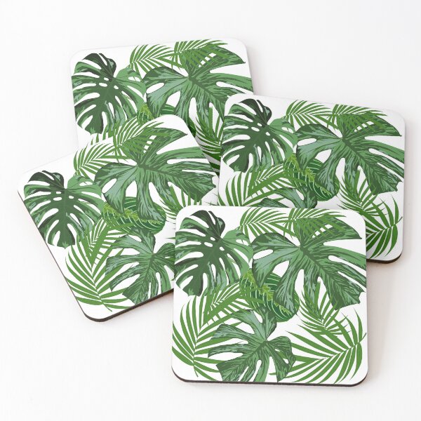 Item preview, Tropic leafs vector drawing design designed and sold by crevettedesign.