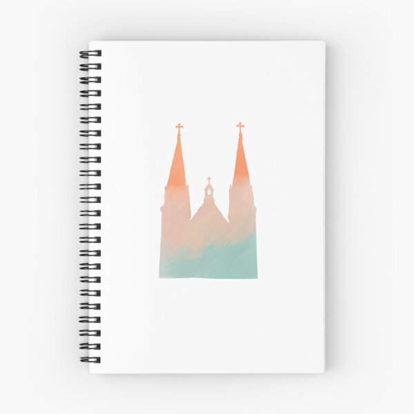Item preview, Colorful Villanova Church  designed and sold by gabriellekateri.