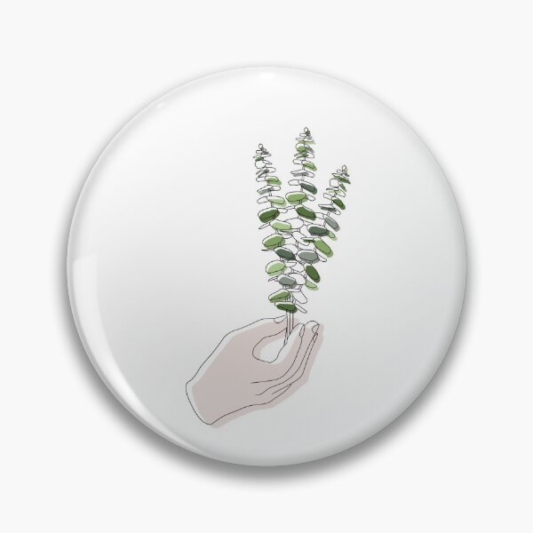 Item preview, Hand holding eucalyptus designed and sold by VeroPasdumonde.
