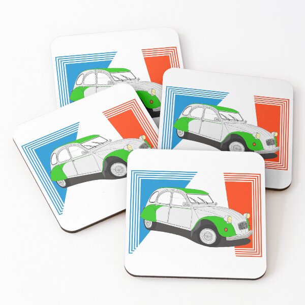 Item preview, Citroen 2CV - Green and White designed and sold by angylroper.