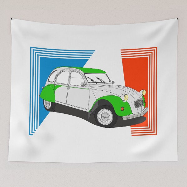 Item preview, Citroen 2CV - Green and White designed and sold by angylroper.