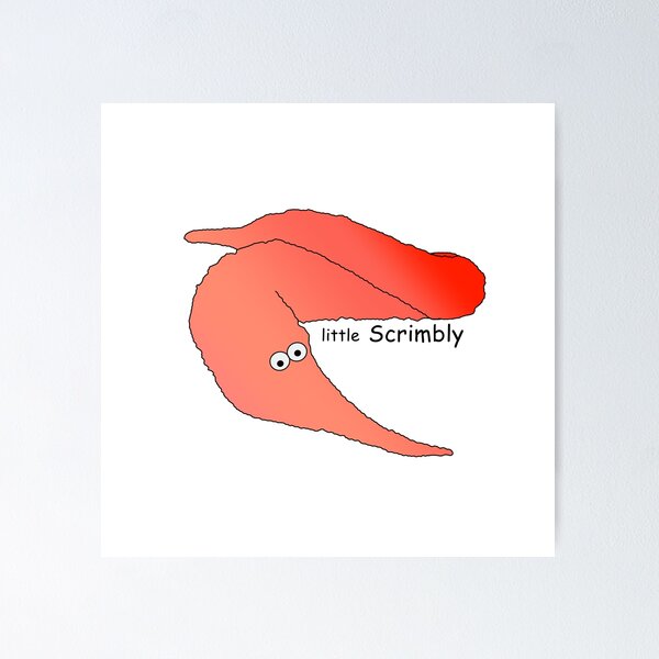 Item preview, Little Scrimbly Worm  designed and sold by thecaptainkay.