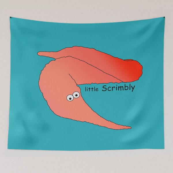 Item preview, Little Scrimbly Worm  designed and sold by thecaptainkay.