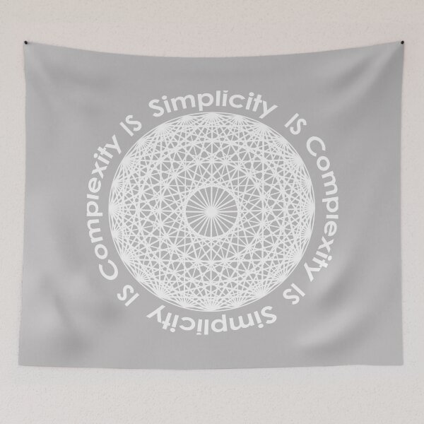 Item preview, simplicity is complexity is simplicity   designed and sold by Starfire Harmonics.