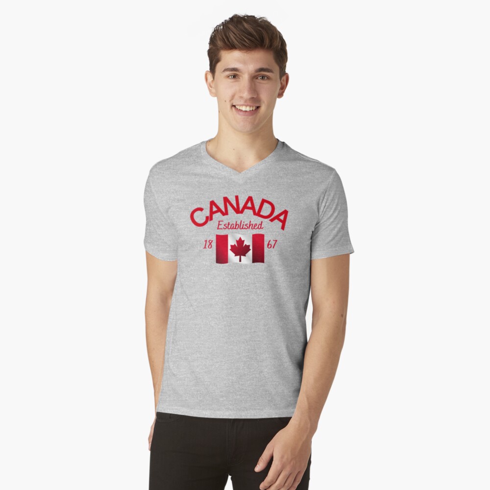 Item preview, V-Neck T-Shirt designed and sold by No1CanadaDesign.