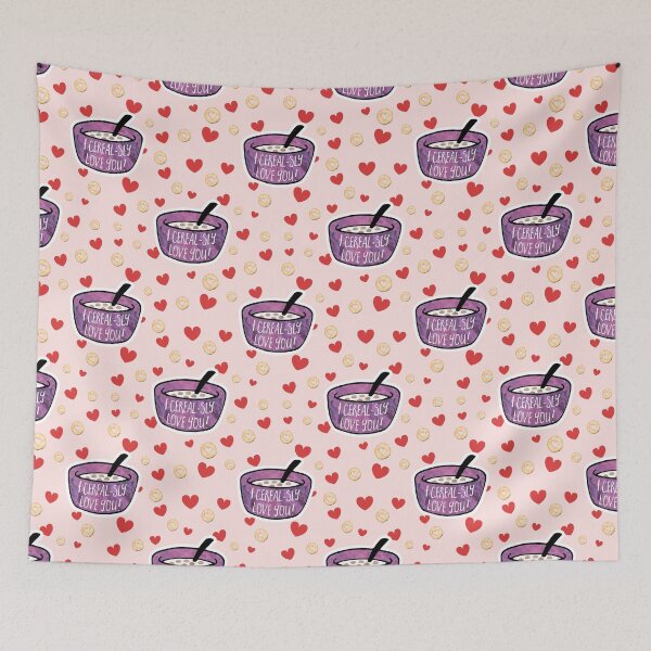 Item preview, Valentines gift- I CEREALsly love you - funny Valentine's Day pun designed and sold by hitechmom.
