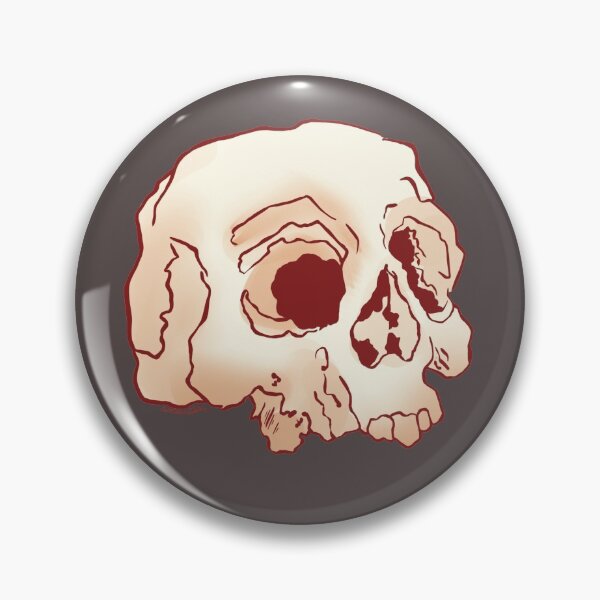 Item preview, Red Lined Skull designed and sold by CatatonicIllus.
