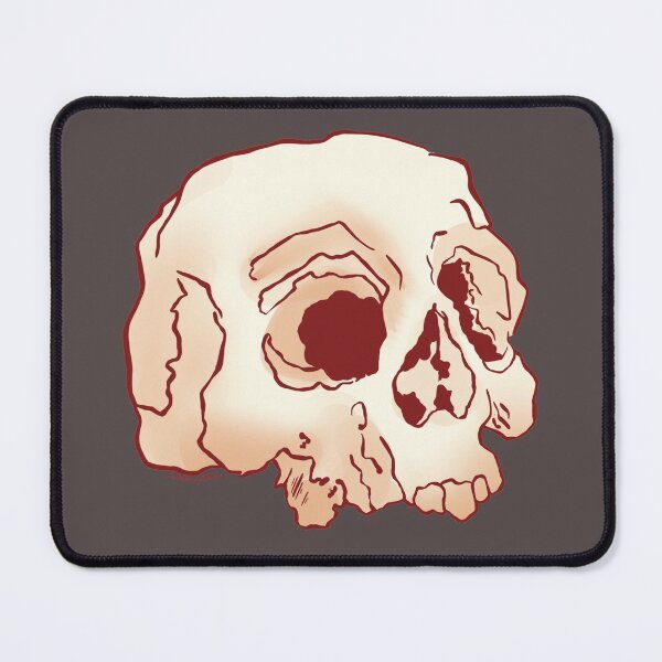 Item preview, Red Lined Skull designed and sold by CatatonicIllus.