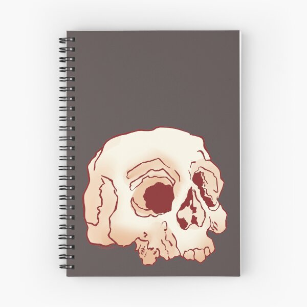 Item preview, Red Lined Skull designed and sold by CatatonicIllus.