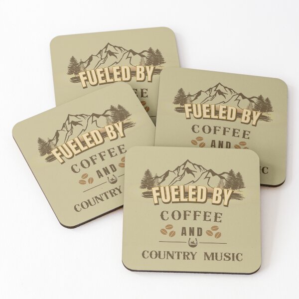 Item preview, Fueled By Coffee And Country Music designed and sold by TeyMank.