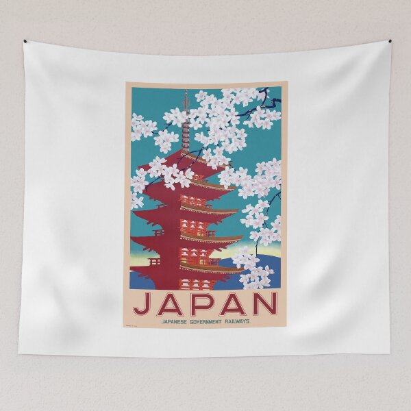 Item preview, 1937 JAPAN Railway Travel Poster designed and sold by retrographics.