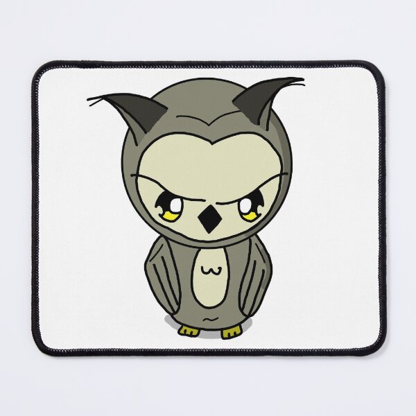 Item preview, Grumpy Grey Owl designed and sold by CeitidhArt.