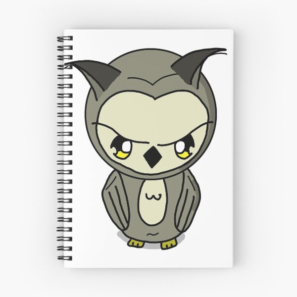 Item preview, Grumpy Grey Owl designed and sold by CeitidhArt.