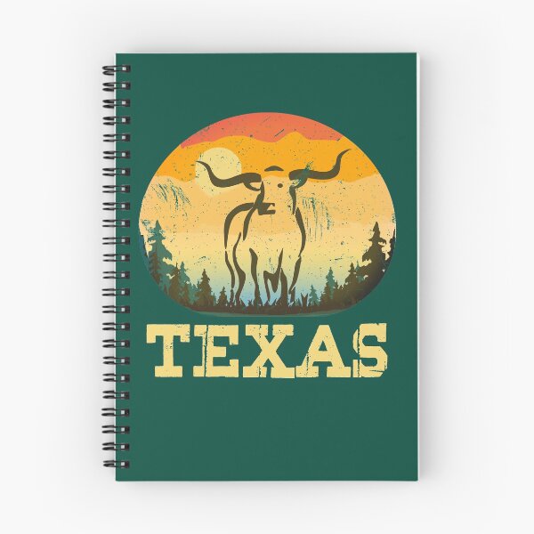 Item preview, Texas State Pride Long Horn Cattle Retro Sunset designed and sold by checkertonetees.