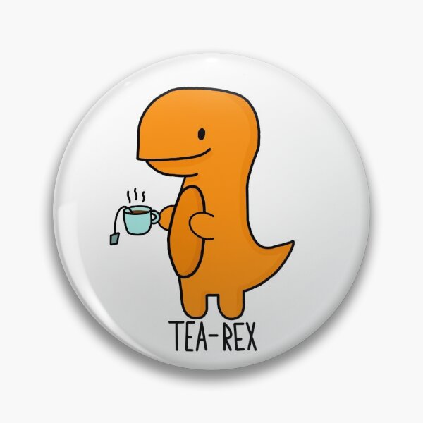 Item preview, T-rex with tea designed and sold by MeggyShay11.