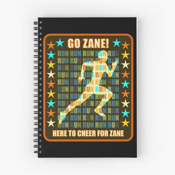 Item preview, Go Zane Runner Support Athlete Fan Here to Cheer designed and sold by artfulnotebook.