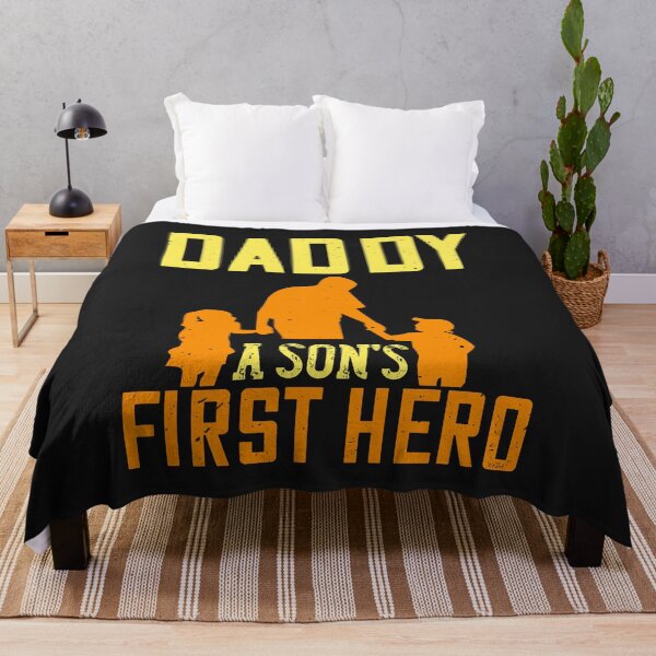 Item preview, Daddy A Sons First Hero happy father day gift funny designed and sold by romanl3.