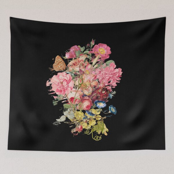 Item preview, Glitch Baroque Botanical Bouquet designed and sold by Trish Dish.