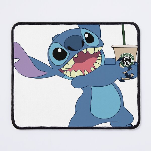 Item preview, Stitch loves coffee  designed and sold by MeggyShay11.