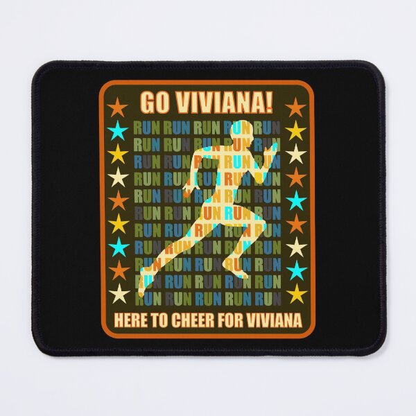 Item preview, Go Viviana Runner Support Athlete Fan Here to Cheer designed and sold by artfulnotebook.