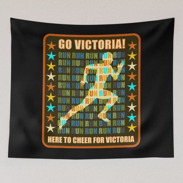 Item preview, Go Victoria Runner Support Athlete Fan Here to Cheer designed and sold by artfulnotebook.