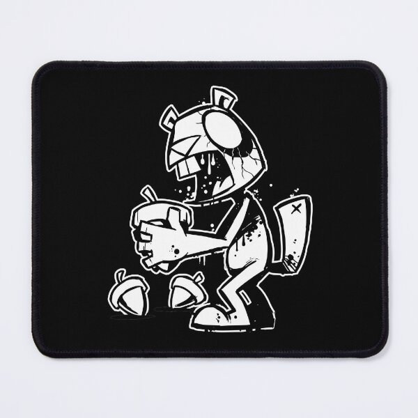 Item preview, Rabbit vs Bear Graf : Zombie Squirrel designed and sold by Craig Bruyn.