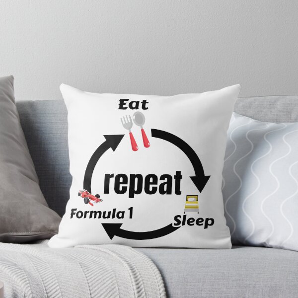 Item preview, Eat Sleep Formula 1 Repeat designed and sold by DsignTByMason.