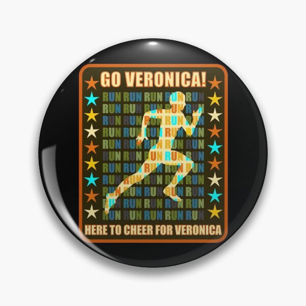 Item preview, Go Veronica Runner Support Athlete Fan Here to Cheer designed and sold by artfulnotebook.