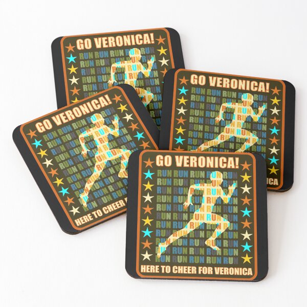 Item preview, Go Veronica Runner Support Athlete Fan Here to Cheer designed and sold by artfulnotebook.