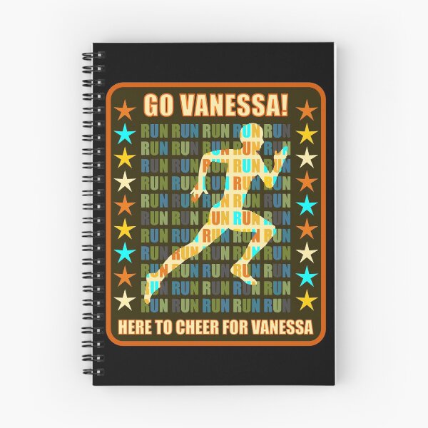 Item preview, Go Vanessa Runner Support Athlete Fan Here to Cheer designed and sold by artfulnotebook.