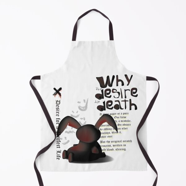 Item preview, Dark horror bunny with text designed and sold by Yulmsss.