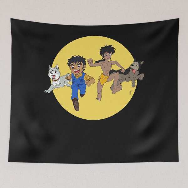 Item preview, Ginga Nakareboshi Mowgli Classic T-Shirt designed and sold by JohnMatz68.