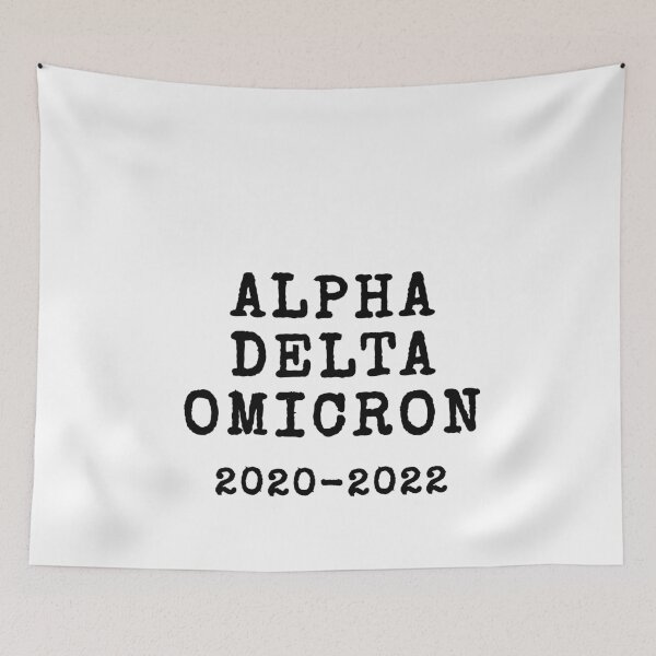 Item preview, Alpha, Delta, Omicron 2020 - 2022 designed and sold by MuggyandMo.