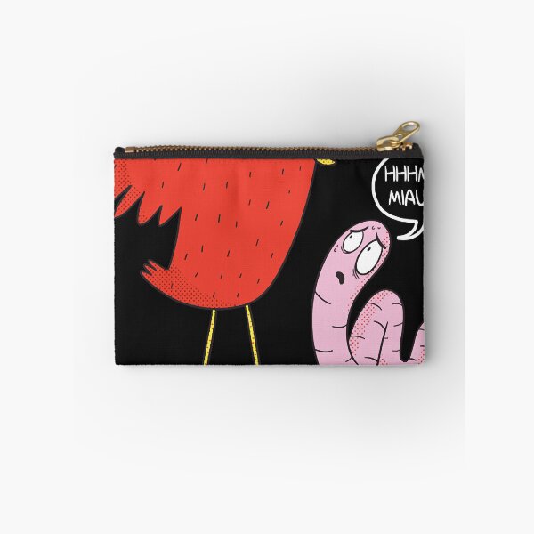 Item preview, HMMM, MIAU Funny Bird And Worm Cartoon Essential T-Shirt designed and sold by JohnMatz68.