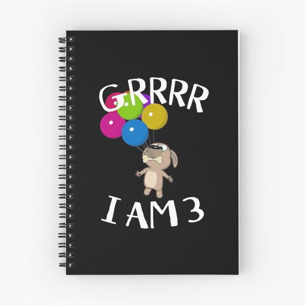 Item preview, Grrrr I Am 3 Years - Snappy Pup 3th Birthday designed and sold by onicon.