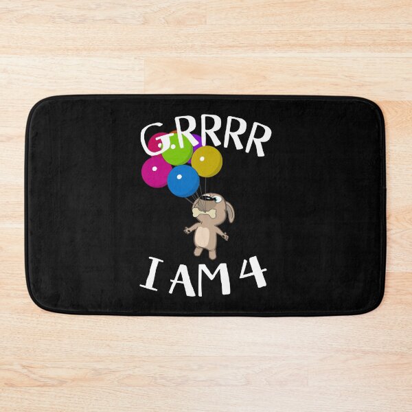 Item preview, Grrrr I Am 4 Years - Snappy Pup 4th Birthday designed and sold by onicon.