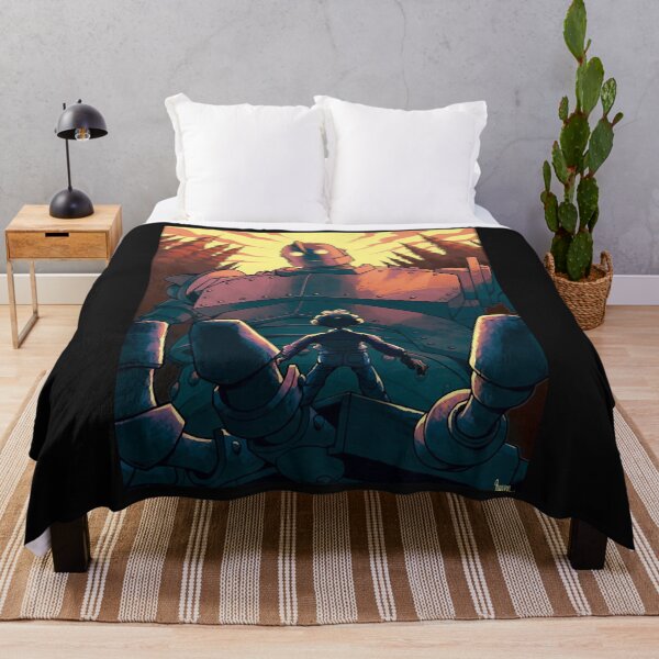 The Iron Giant Throw Blankets for Sale Redbubble